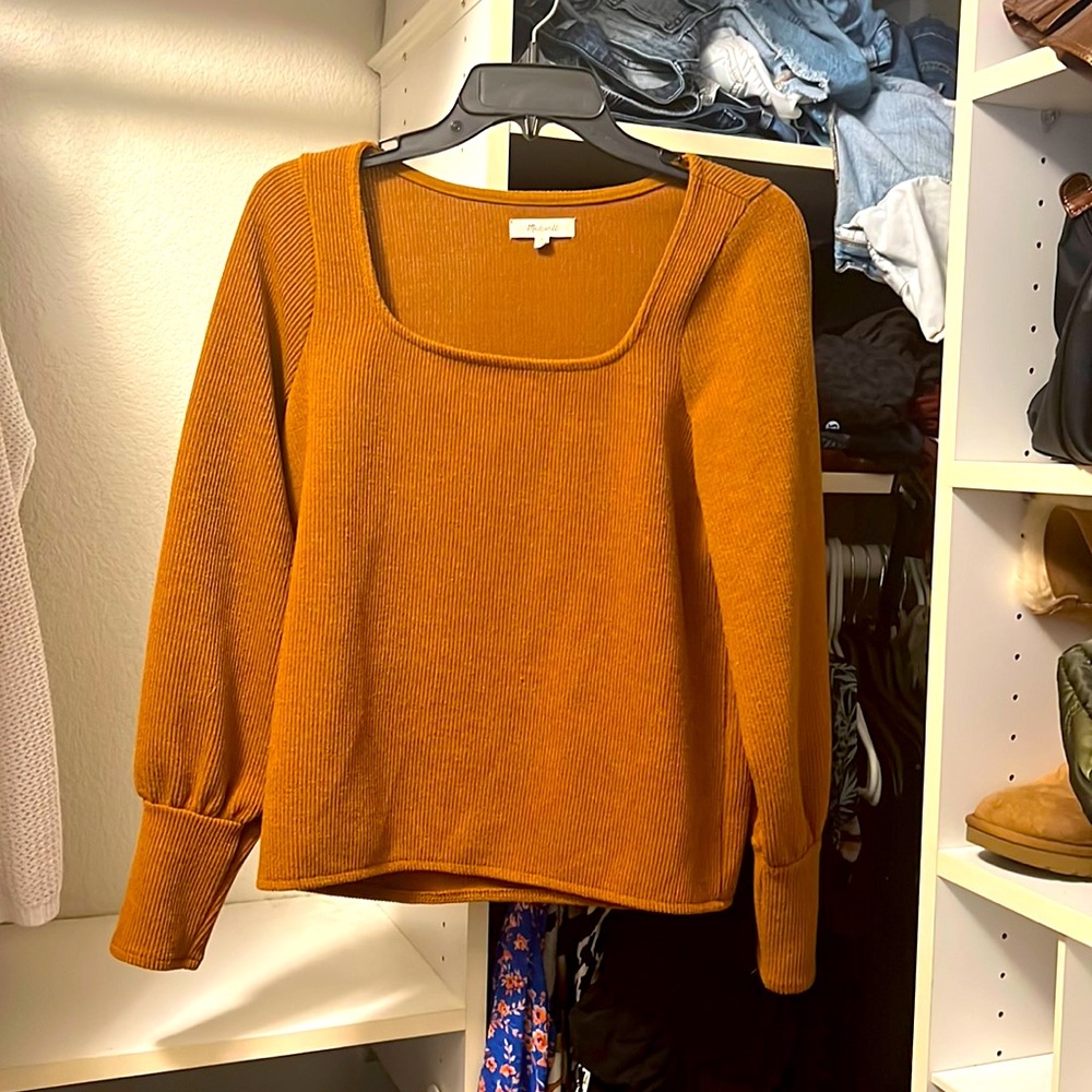 Madewell Brand sweater in rust